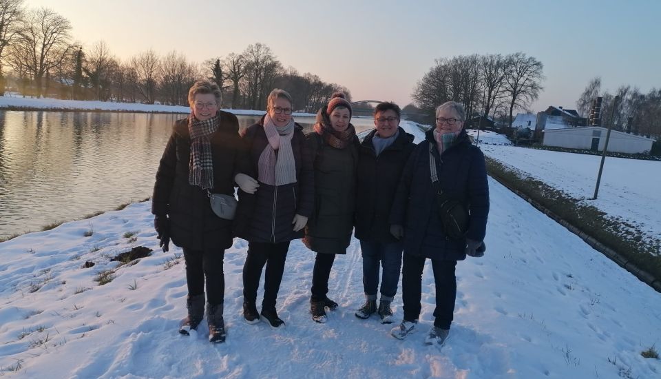 Image - Sonniges Winterwetter für die Winterwanderung der kfd